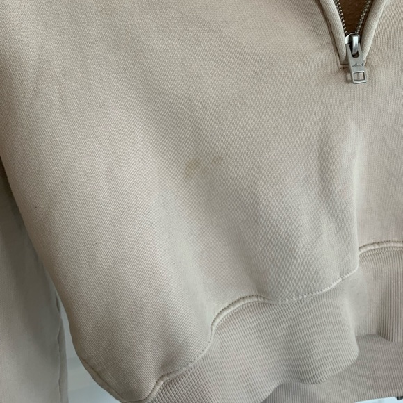 Wilfred Free cropped 3/4 zip sweater - Picture 3 of 4